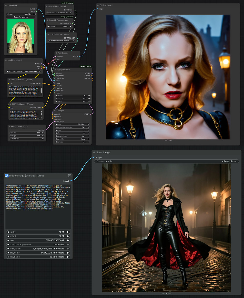 ComfyUI Node Workflow Interface